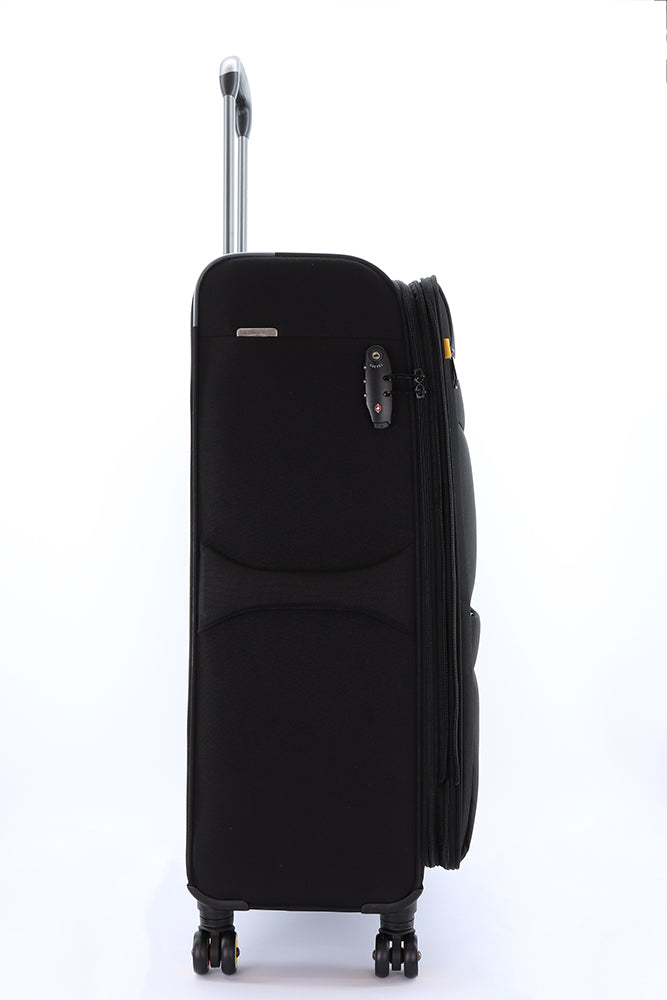 National Geographic Passage Stoffkoffer Weichschalenkoffer / Trolley / Reisekoffer - 71.5 cm - (Large) Schwarz