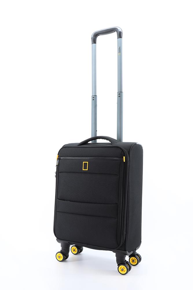 National Geographic Passage Stoff-Kofferset / Trolley-Set / Reisekofferset - (S/M/L) Schwarz