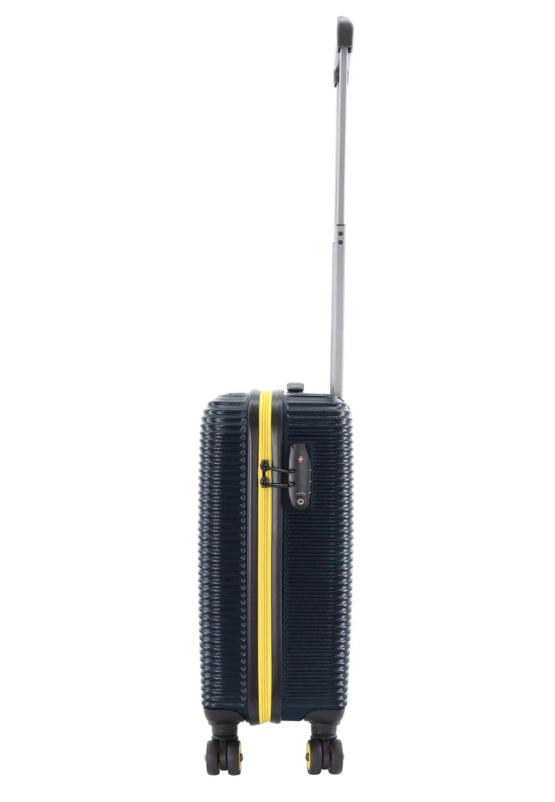 National Geographic - Abroad Handgepäck Hartschalenkoffer / Trolley / Reisekoffer - 54 cm - (Small) - Schwarz