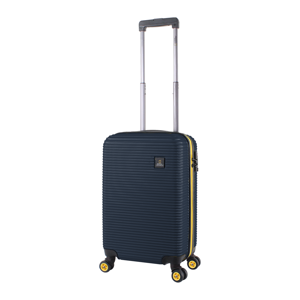 National Geographic - Abroad Handgepäck Hartschalenkoffer / Trolley / Reisekoffer - 54 cm - (Small) - Schwarz