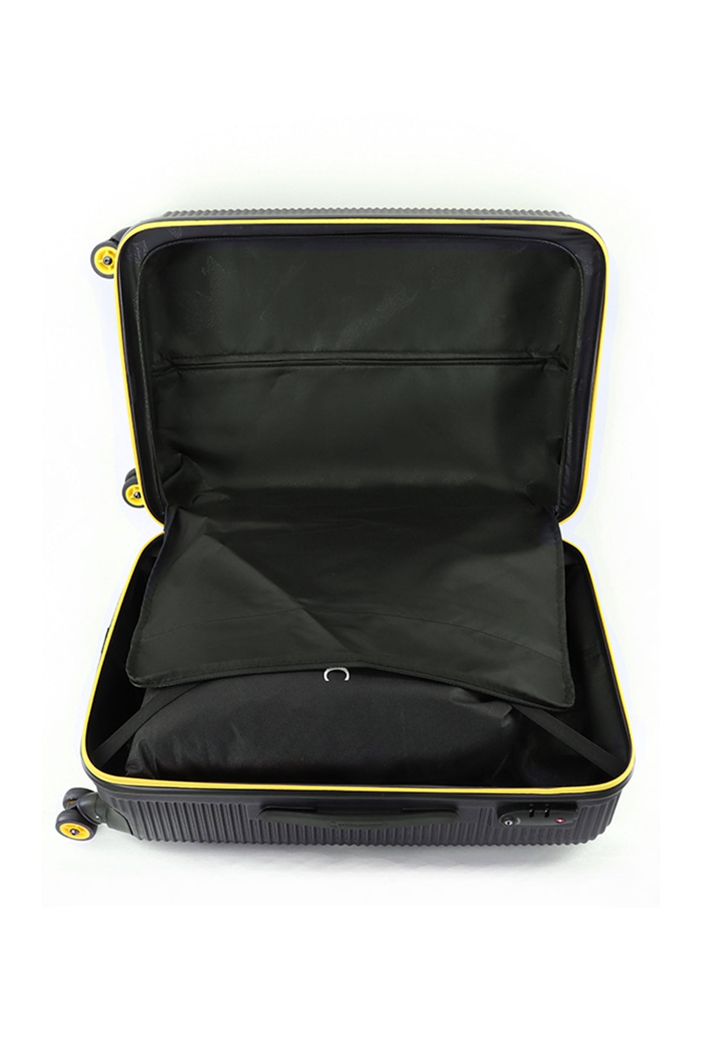 National Geographic - Abroad Hartschalenkoffer / Trolley / Reisekoffer - 67 cm - (Medium) - Schwarz
