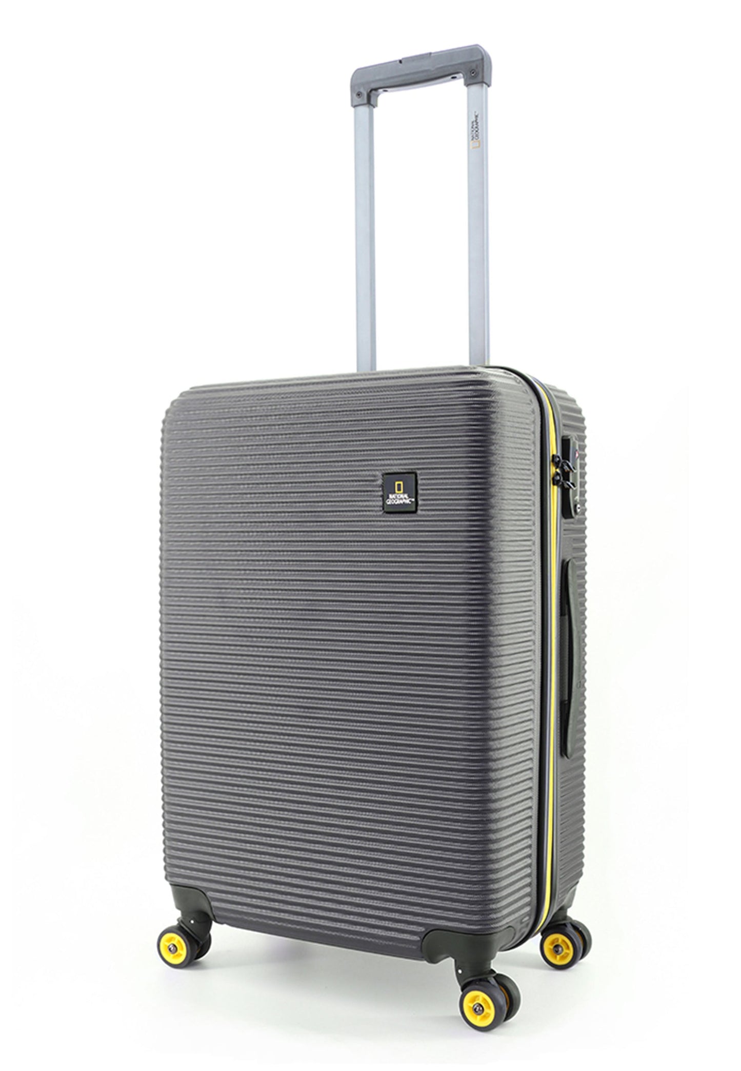 National Geographic - Abroad Hartschalenkoffer / Trolley / Reisekoffer - 67 cm - (Medium) - Schwarz