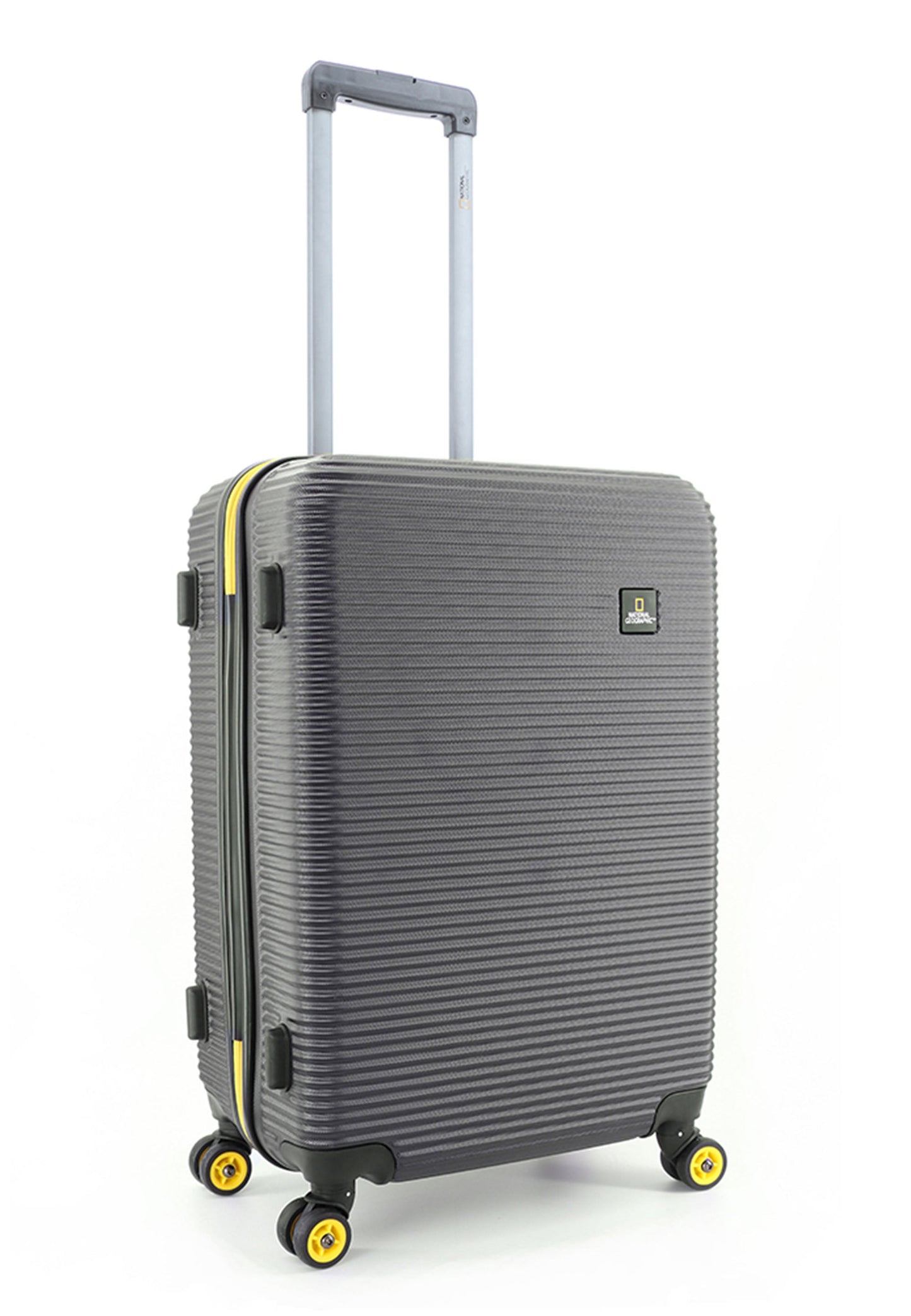 National Geographic - Abroad Hartschalenkoffer / Trolley / Reisekoffer - 67 cm - (Medium) - Schwarz