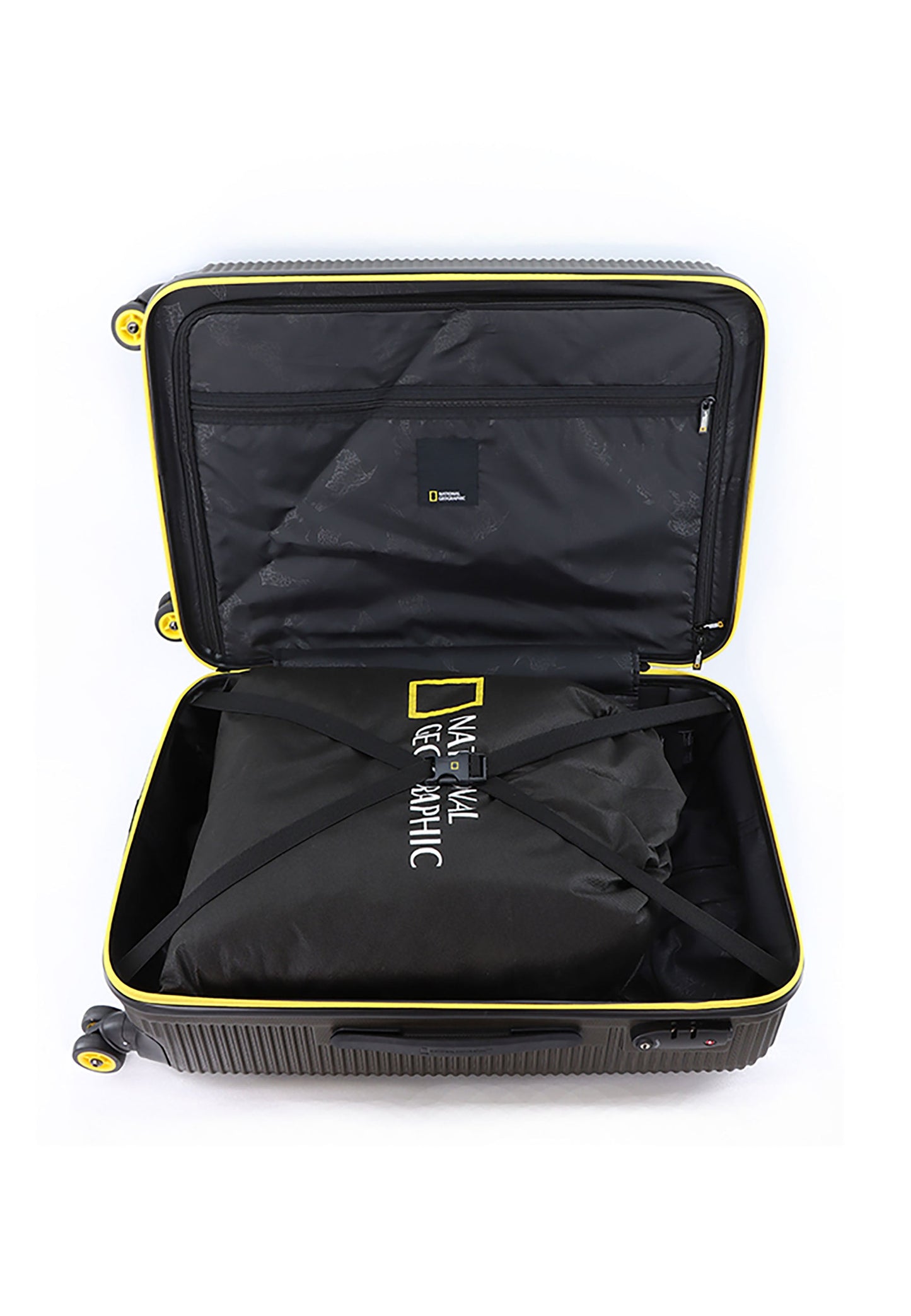 National Geographic - Abroad Hartschalenkoffer / Trolley / Reisekoffer - 67 cm - (Medium) - Khaki