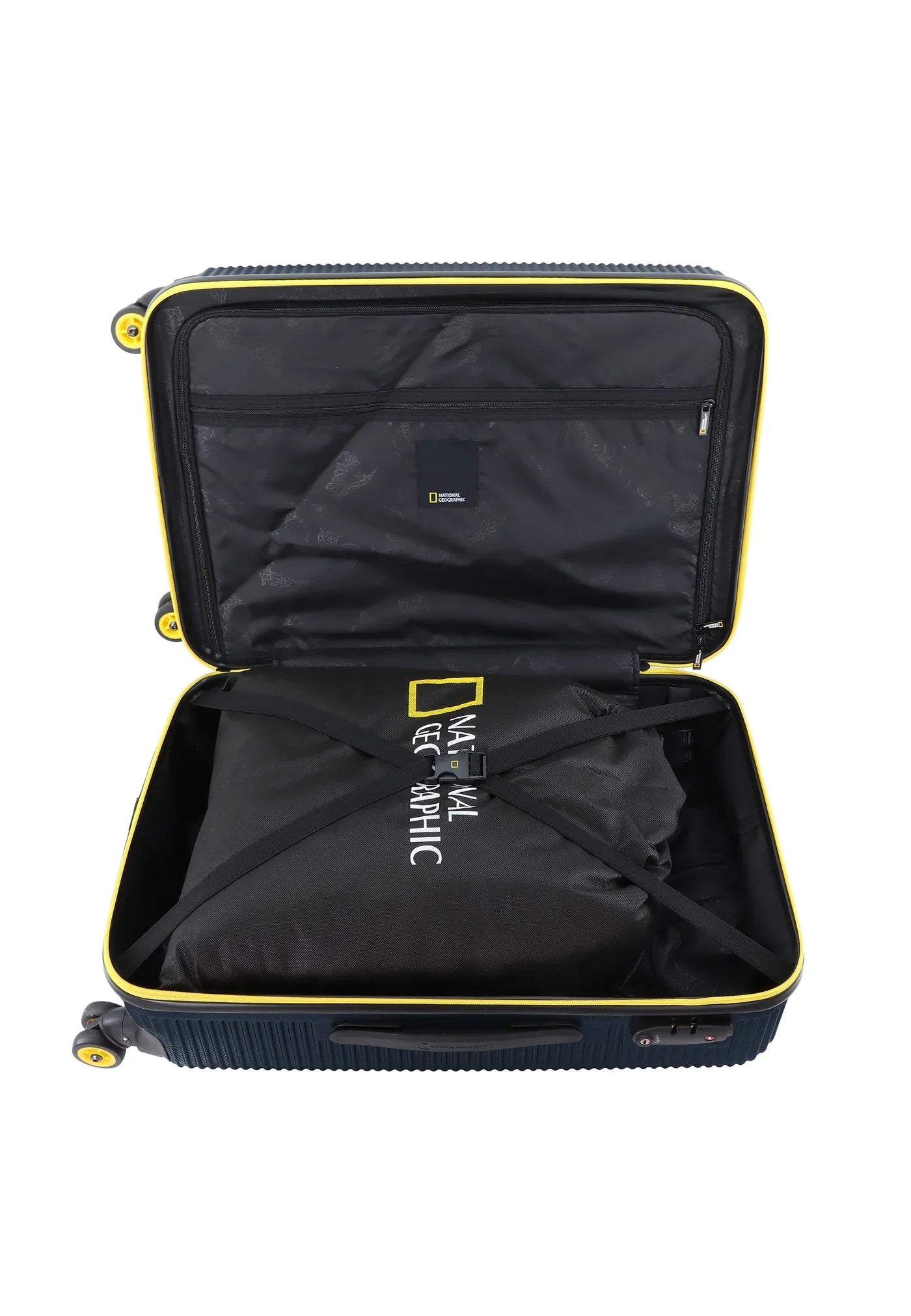 National Geographic - Abroad Hartschalenkoffer / Trolley / Reisekoffer - 67 cm - (Medium) - Marine
