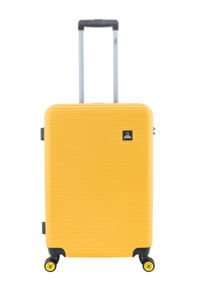 National Geographic - Abroad Hartschalenkoffer / Trolley / Reisekoffer - 67 cm - (Medium) - Gelb