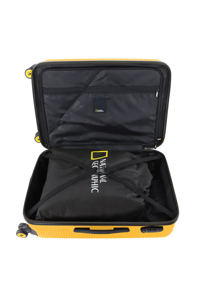 National Geographic - Abroad Hartschalenkoffer / Trolley / Reisekoffer - 67 cm - (Medium) - Gelb
