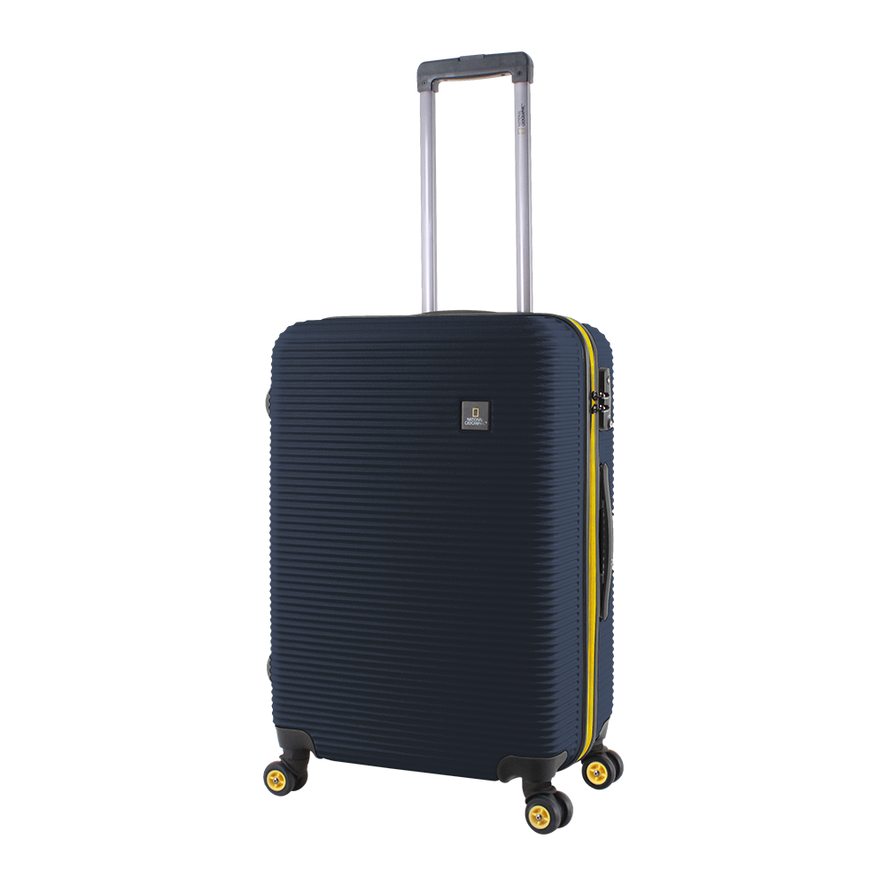 National Geographic - Abroad Hartschalenkoffer / Trolley / Reisekoffer - 67 cm - (Medium) - Marine