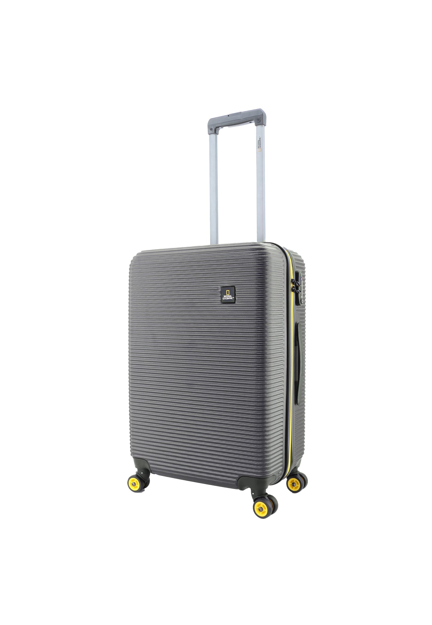National Geographic - Abroad Hartschalenkoffer / Trolley / Reisekoffer - 67 cm - (Medium) - Schwarz