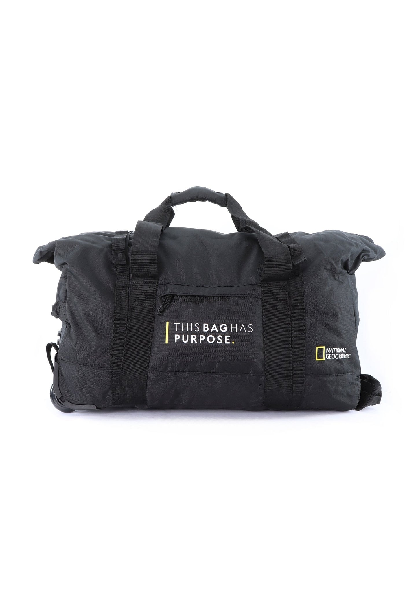 National Geographic - Pathway Rollentasche / Trollytasche / Reisetasche mit Rollen - 48L - Schwarz