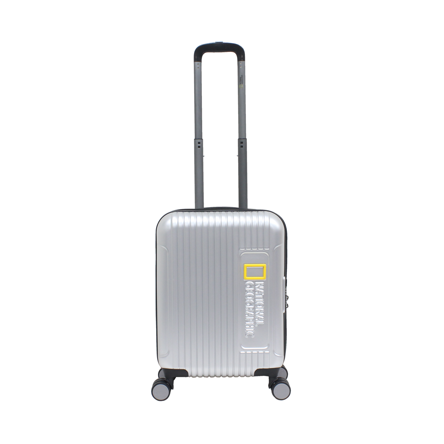 National Geographic - Canyon Handgepäck Hartschalenkoffer / Trolley / Reisekoffer - 55 cm - (Small) - Silber