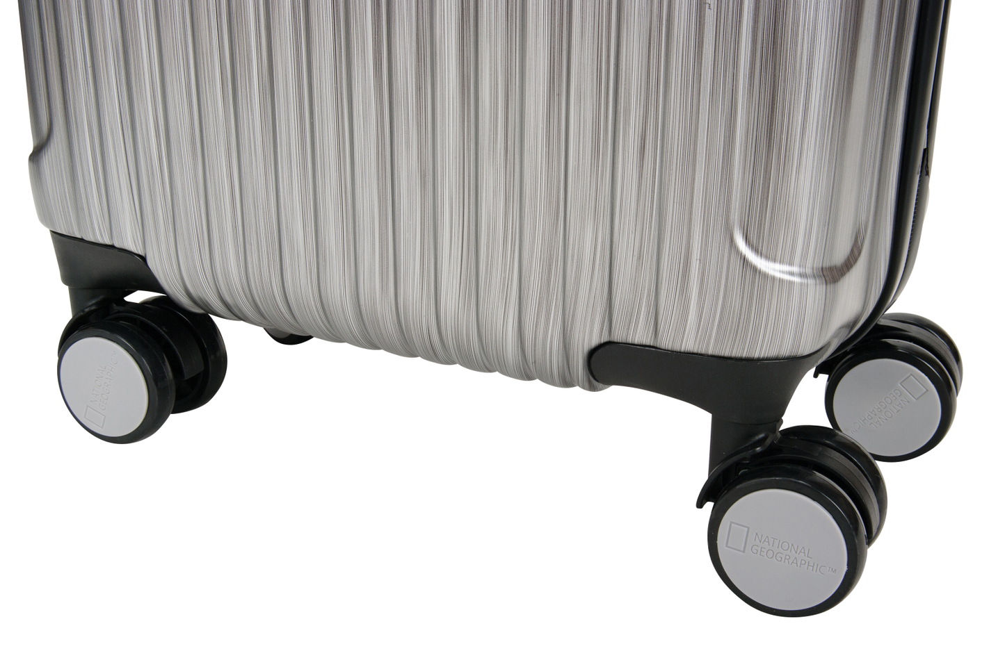 National Geographic - Canyon Handgepäck Hartschalenkoffer / Trolley / Reisekoffer - 55 cm - (Small) - Silber