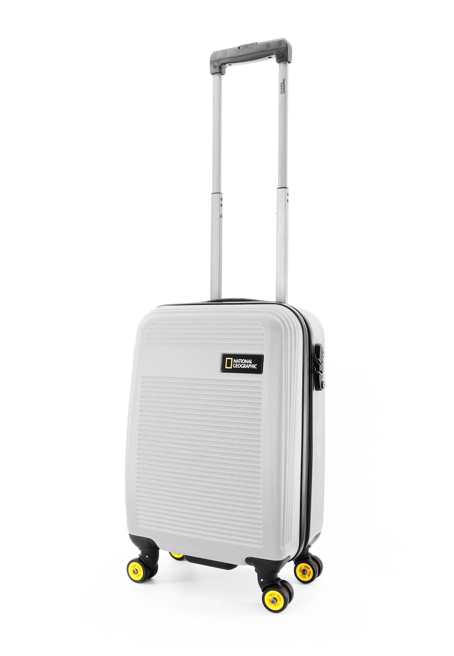 National Geographic - Aerodrome Handgepäck Hartschalenkoffer / Trolley / Reisekoffer - 54 cm - (Small) - Silber