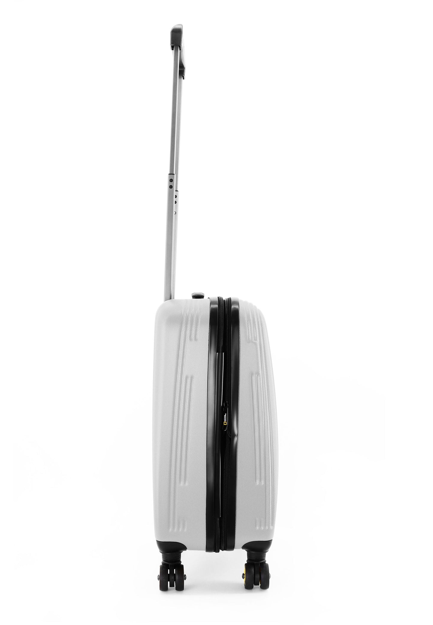 National Geographic - Aerodrome Handgepäck Hartschalenkoffer / Trolley / Reisekoffer - 54 cm - (Small) - Silber