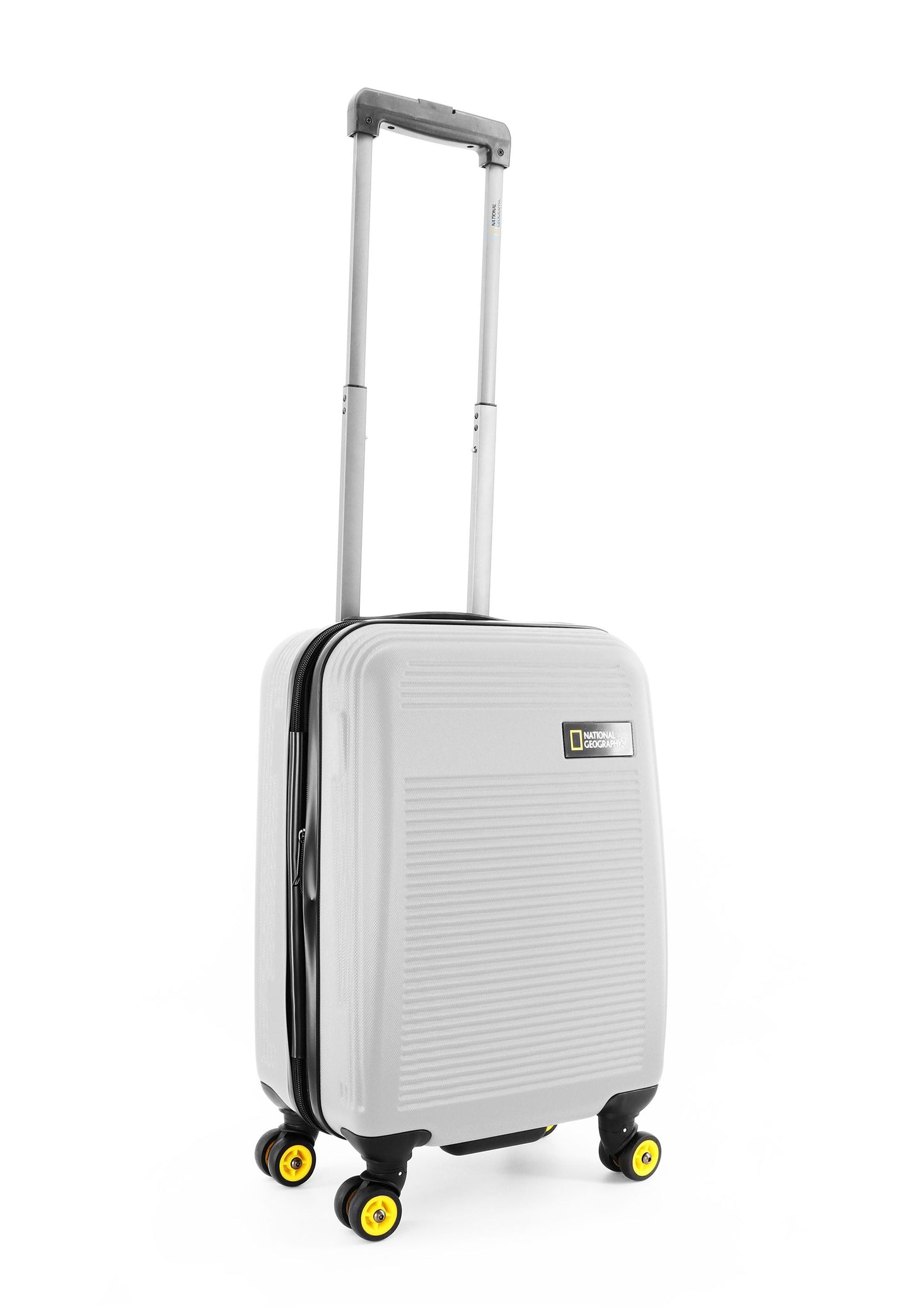 National Geographic - Aerodrome Handgepäck Hartschalenkoffer / Trolley / Reisekoffer - 54 cm - (Small) - Silber