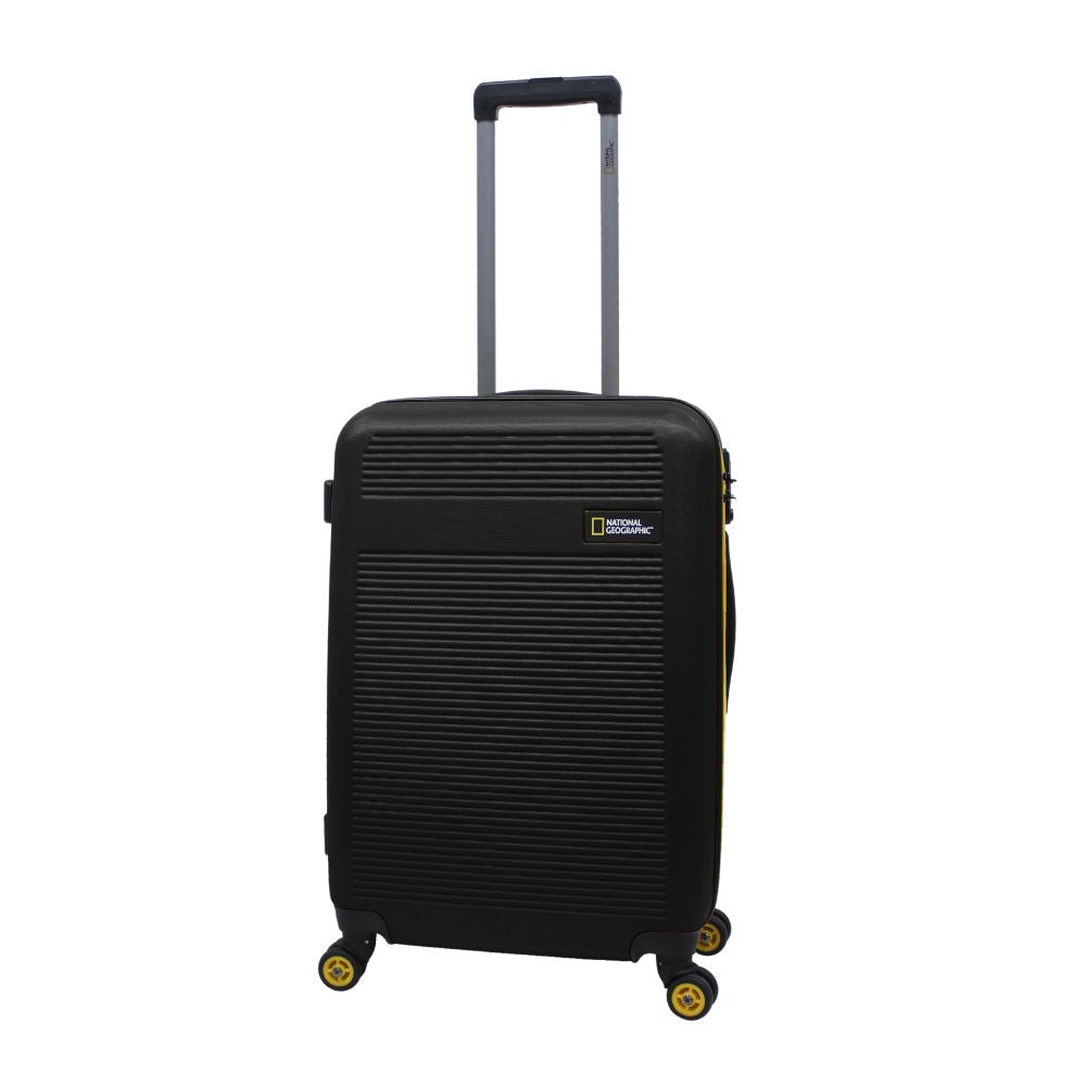 National Geographic - Aerodrome Hartschalenkoffer / Trolley / Reisekoffer - 67 cm - (Medium) - Schwarz