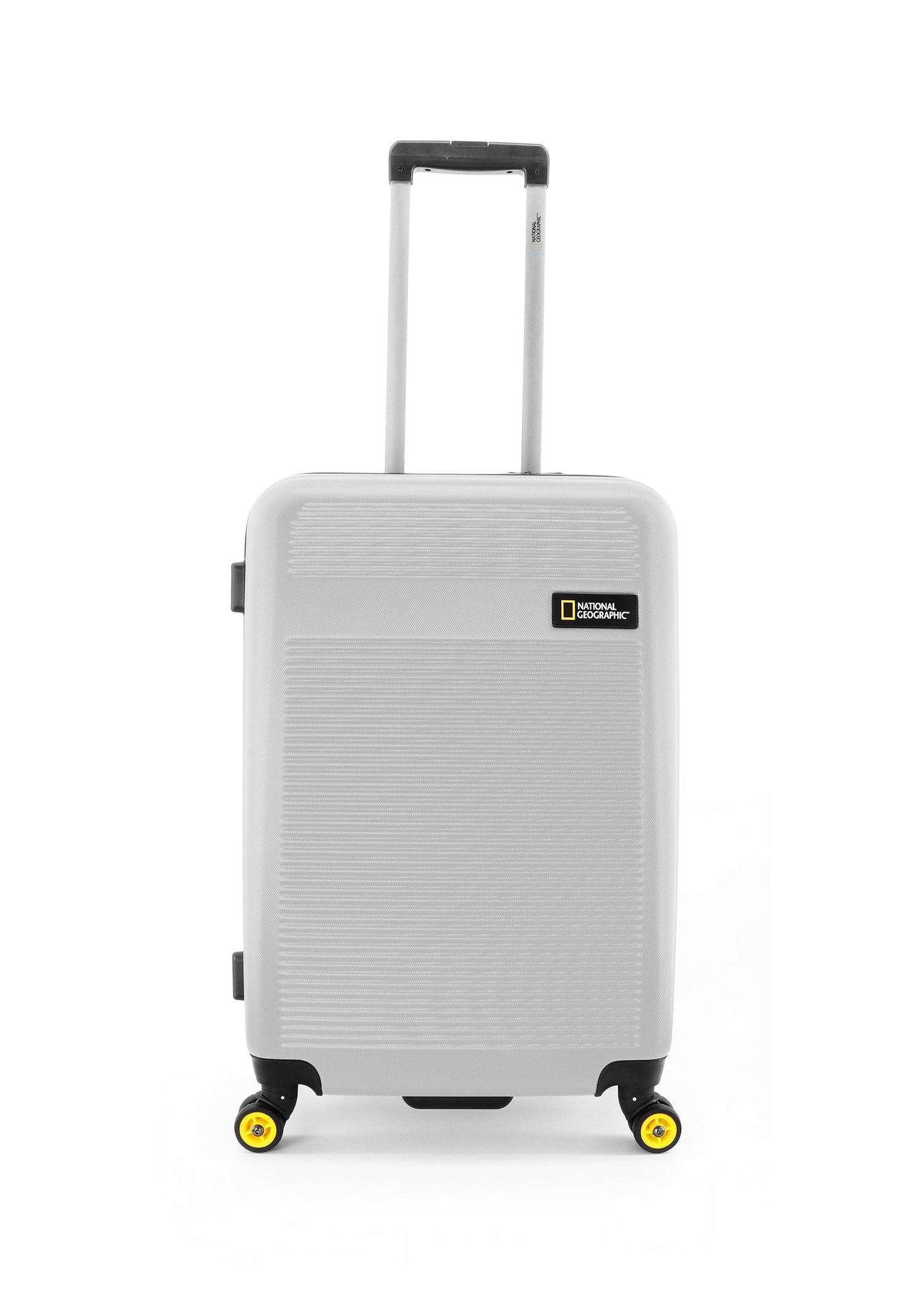National Geographic - Aerodrome Hartschalenkoffer / Trolley / Reisekoffer - 67 cm - (Medium) - Silber