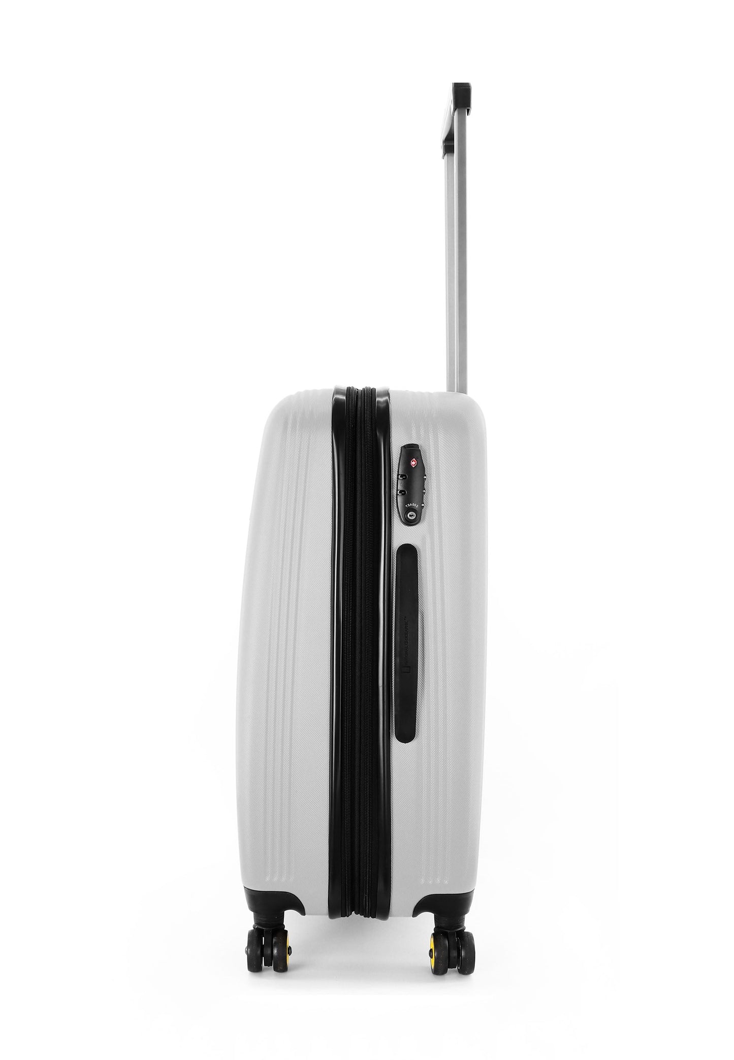National Geographic - Aerodrome Hartschalenkoffer / Trolley / Reisekoffer - 67 cm - (Medium) - Silber