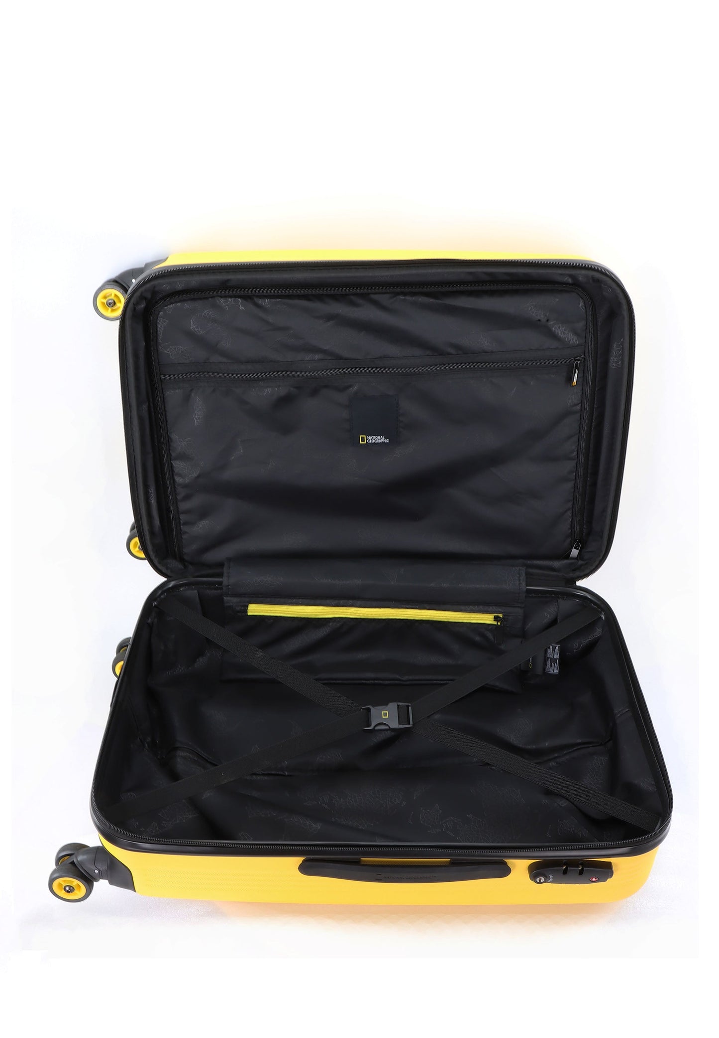 National Geographic - Aerodrome Hartschalenkoffer / Trolley / Reisekoffer - 67 cm - (Medium) - Gelb