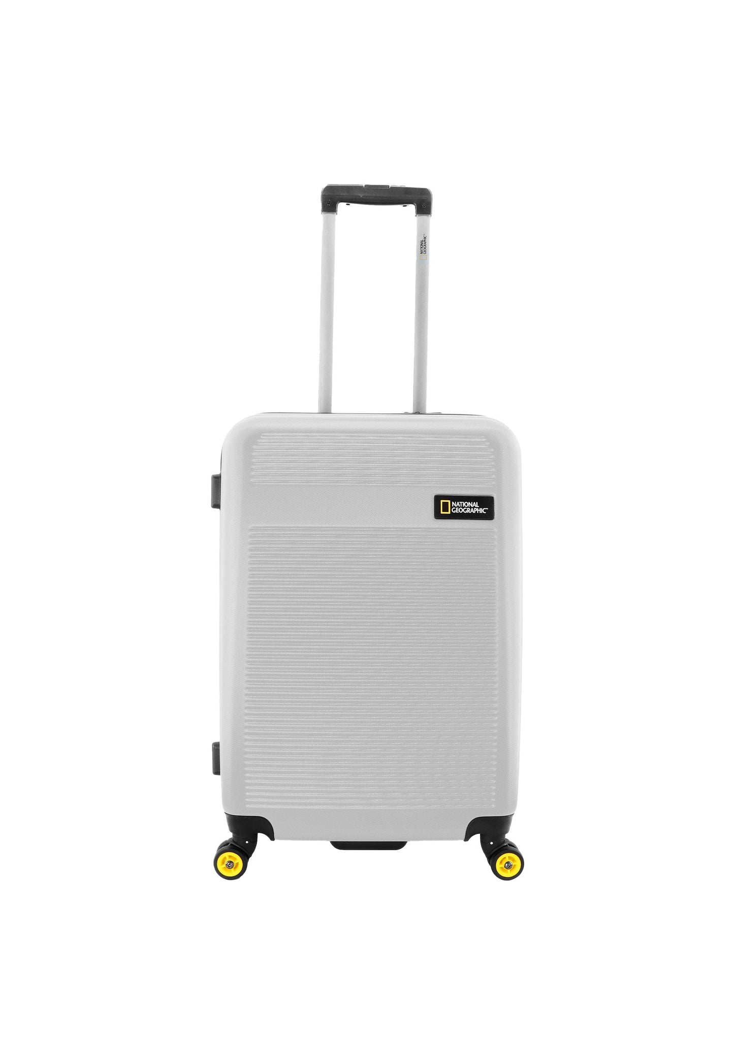 National Geographic - Aerodrome Hartschalenkoffer / Trolley / Reisekoffer - 67 cm - (Medium) - Silber