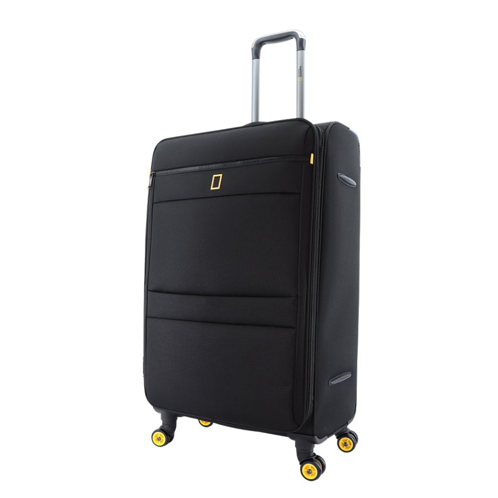 National Geographic Passage Stoffkoffer Weichschalenkoffer / Trolley / Reisekoffer - 71.5 cm - (Large) Schwarz