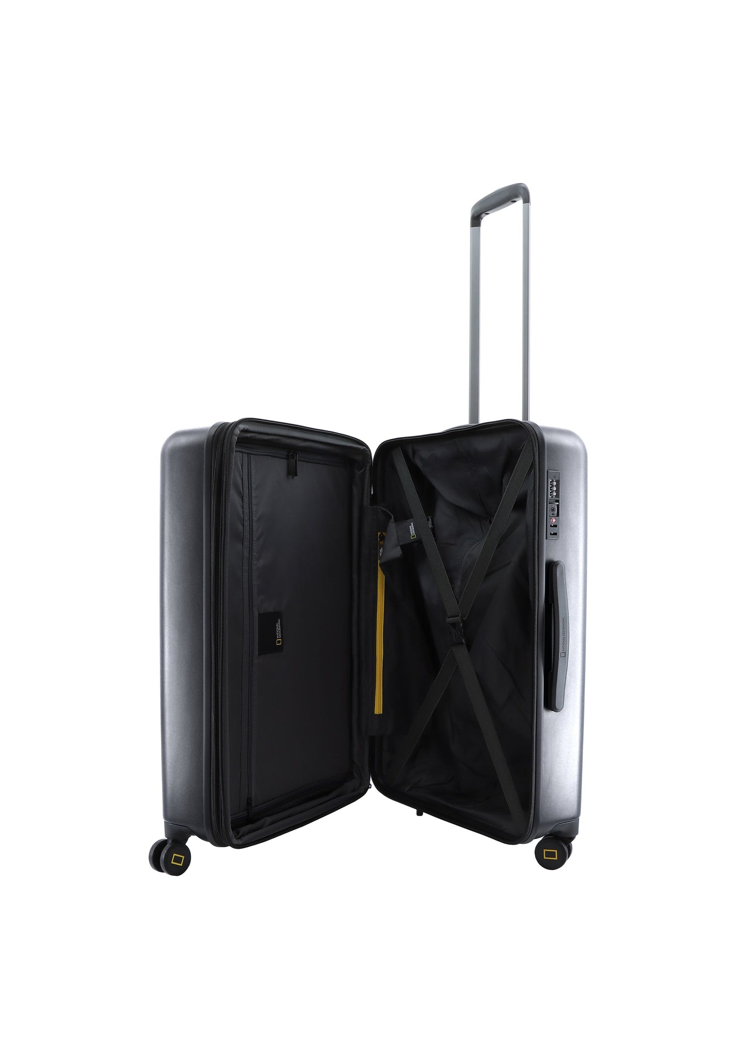 National Geographic Cruise Hartschalenkoffer / Trolley / Reisekoffer - 67 cm - (Medium) Schwarz
