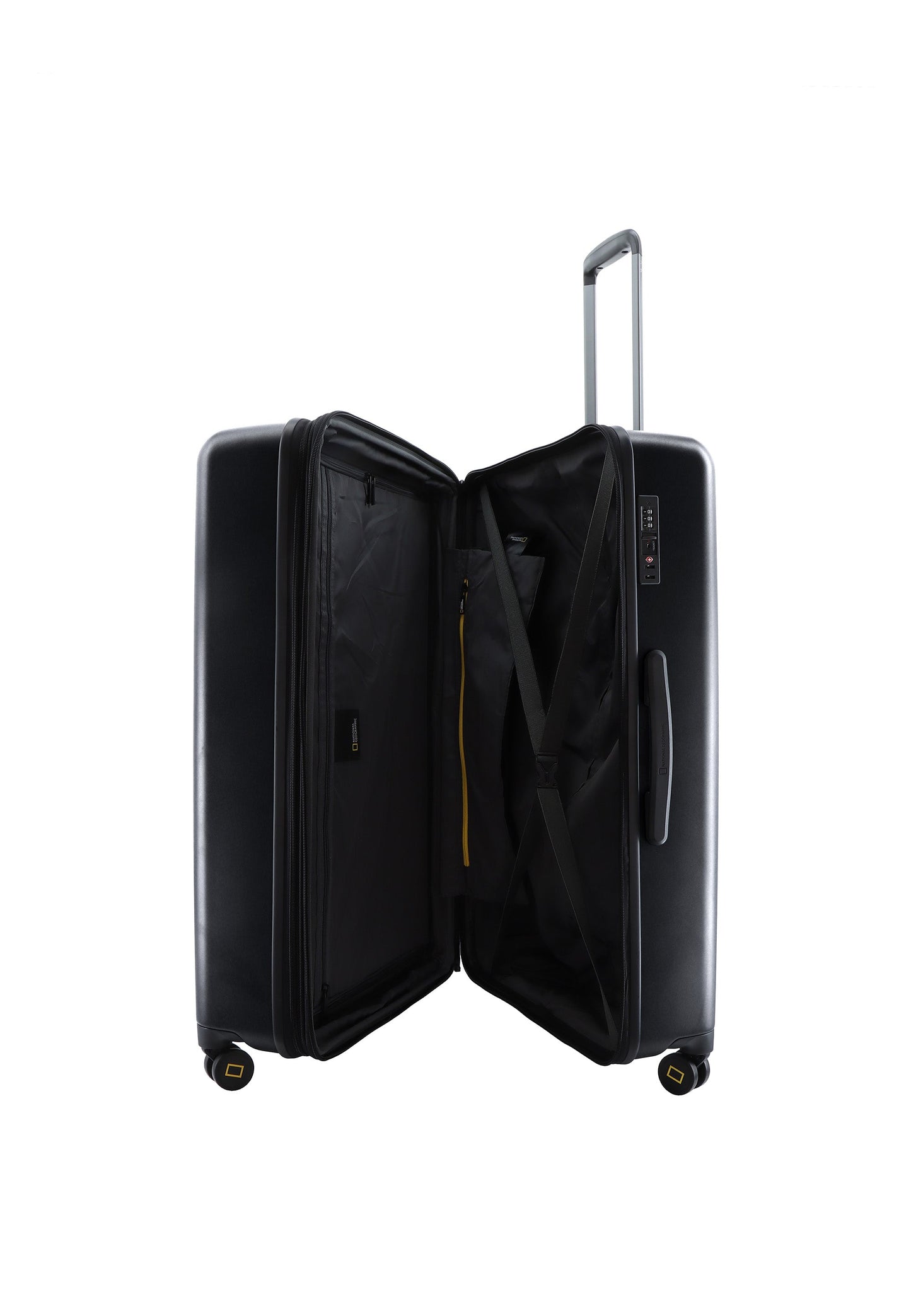 National Geographic Cruise Hartschalenkoffer / Trolley / Reisekoffer - 78 cm - (Large) Schwarz