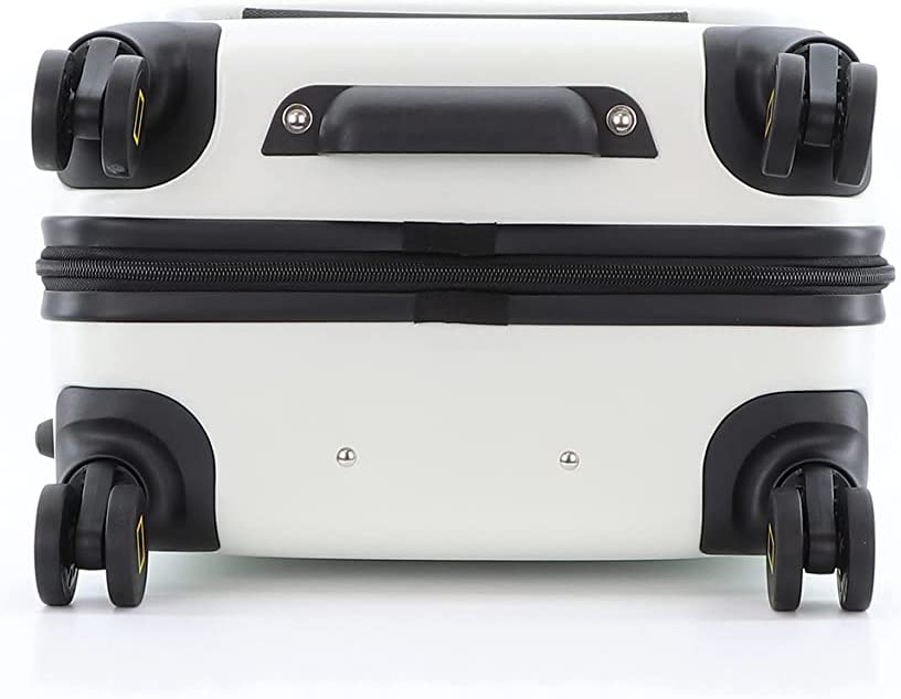 National Geographic - Lodge Handgepäck Hartschalenkoffer / Trolley / Reisekoffer - 55 cm - (Small) - Weiß