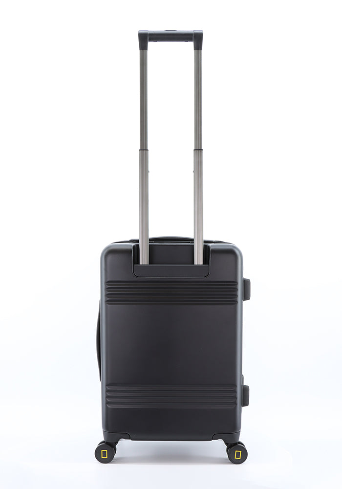 National Geographic - Lodge Handgepäck Hartschalenkoffer / Trolley / Reisekoffer - 55 cm - (Small) - Schwarz