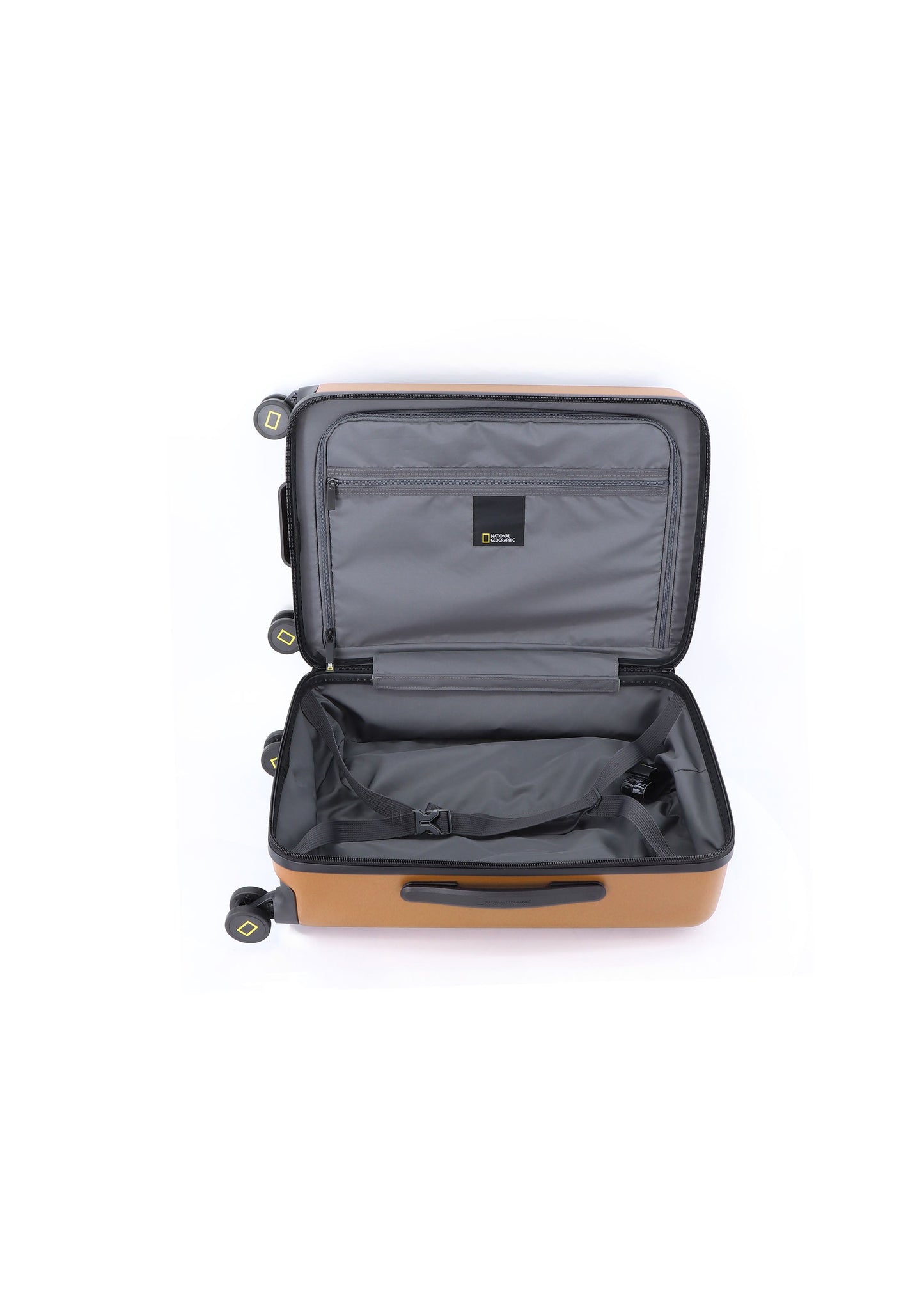 National Geographic - Lodge Handgepäck Hartschalenkoffer / Trolley / Reisekoffer - 55 cm - (Small) - Kupfer