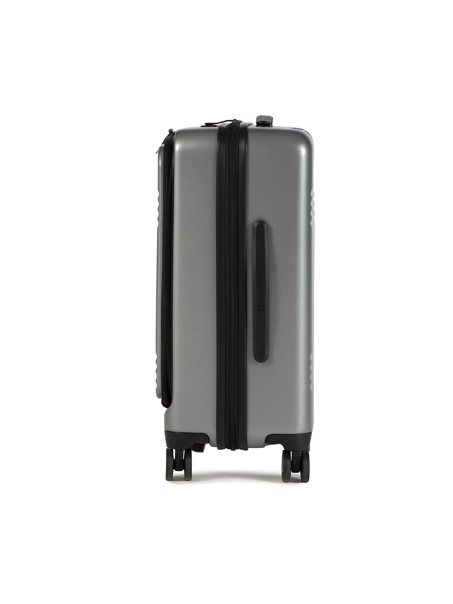 National Geographic - Lodge Handgepäck Hartschalenkoffer / Trolley / Reisekoffer - 55 cm - (Small) - Silber