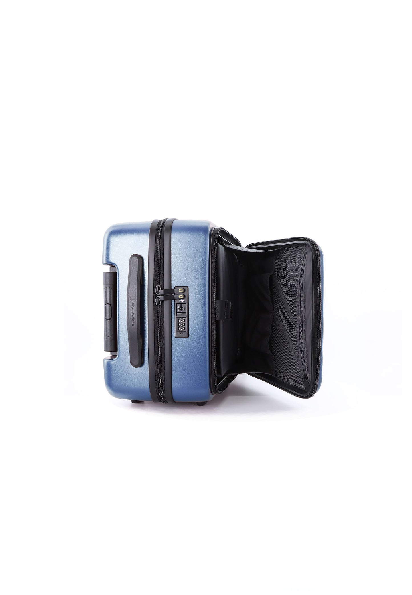 National Geographic - Lodge Handgepäck Hartschalenkoffer / Trolley / Reisekoffer - 55 cm - (Small) - Blau