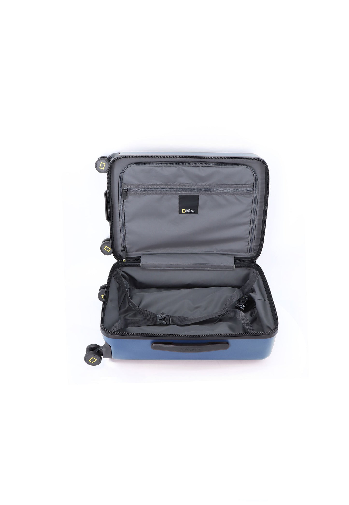 National Geographic - Lodge Handgepäck Hartschalenkoffer / Trolley / Reisekoffer - 55 cm - (Small) - Blau
