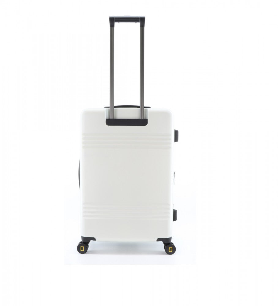 National Geographic - Lodge Hartschalenkoffer / Trolley / Reisekoffer - 67.8cm - (Medium) Weiss