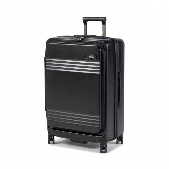 National Geographic - Lodge Hartschalenkoffer / Trolley / Reisekoffer - 67.8cm - (Medium) Schwarz