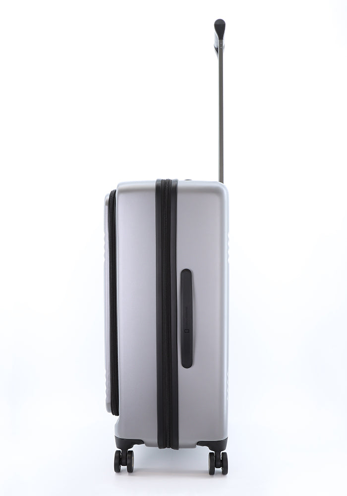 National Geographic - Lodge Hartschalenkoffer / Trolley / Reisekoffer - 67.8cm - (Medium) Silber
