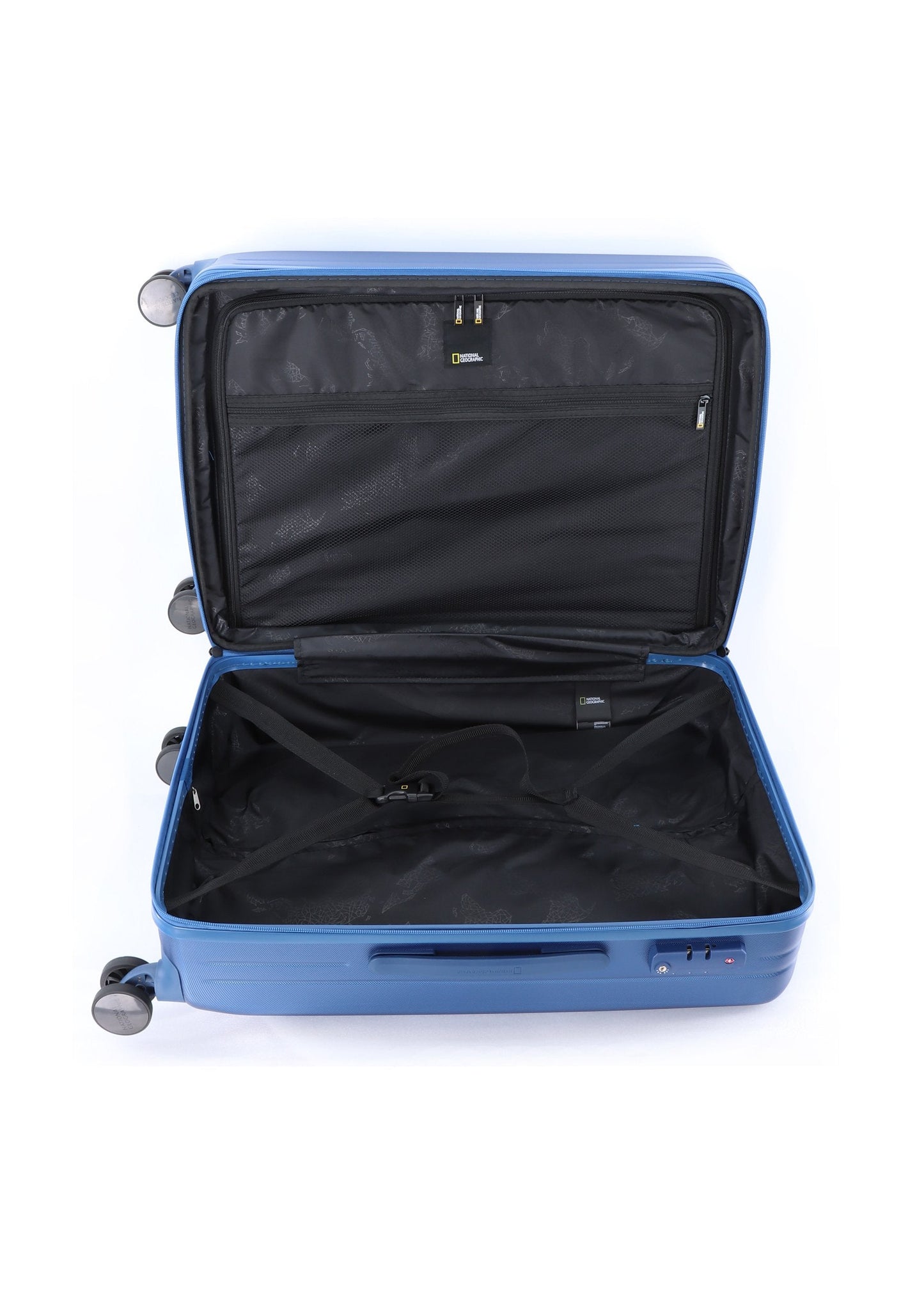 National Geographic - Pulse Hartschalenkoffer / Trolley / Reisekoffer - 68 cm - (Medium) - Rot
