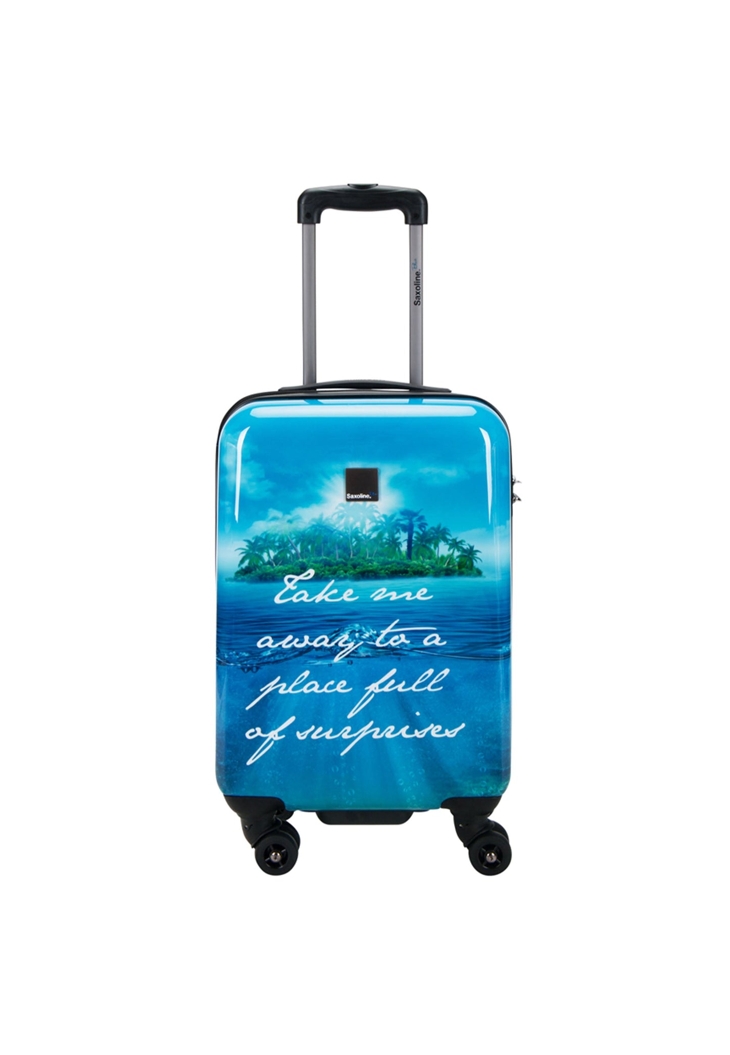 Saxoline Blue Island Handgepäck Hartschalenkoffer / Trolley / Reisekoffer (Small)