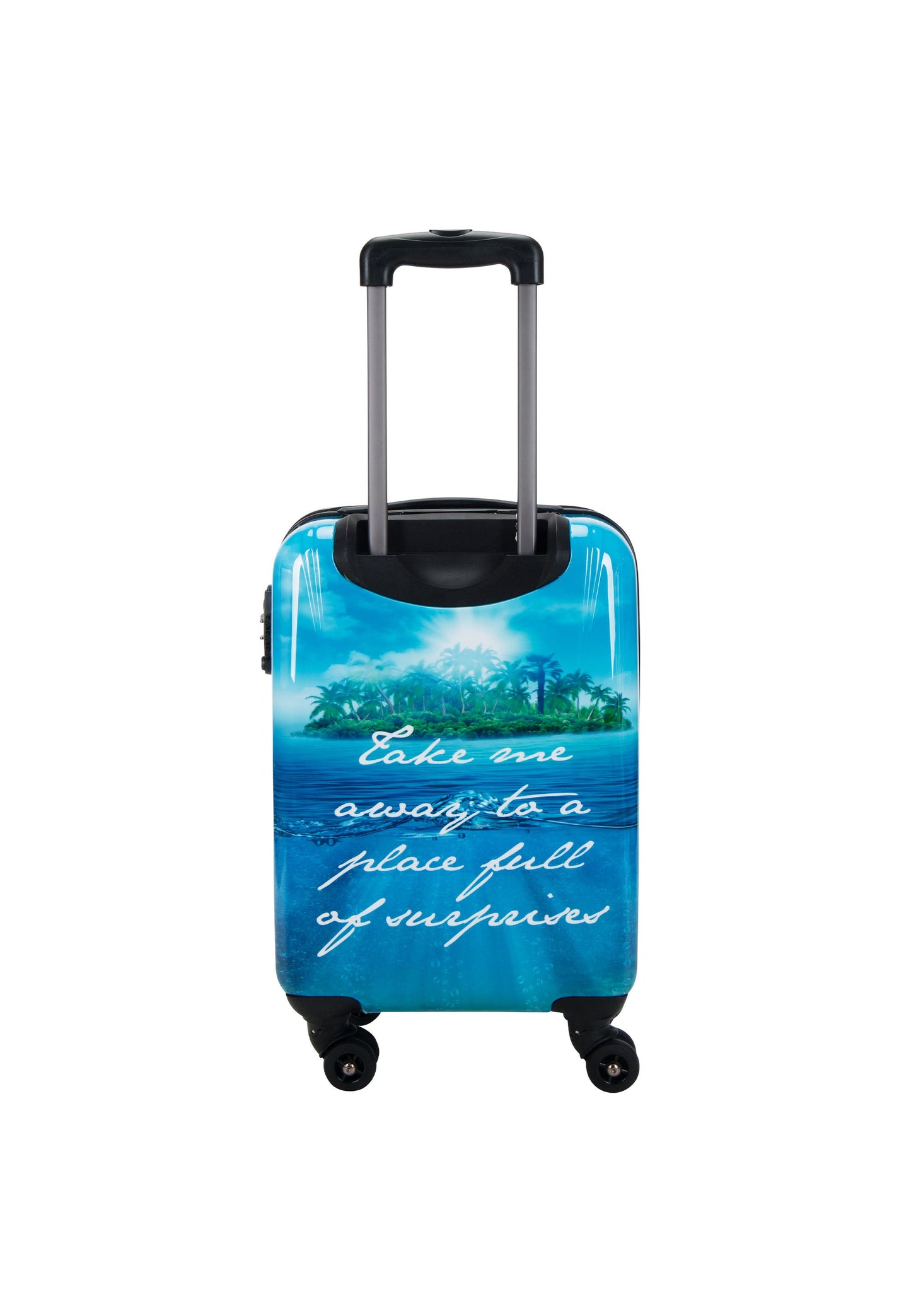Saxoline Blue Island Handgepäck Hartschalenkoffer / Trolley / Reisekoffer (Small)