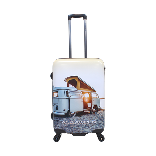 Volkswagen Camper Bus Hartschalenkoffer / Trolley / Reisekoffer - (67) cm - (Medium)