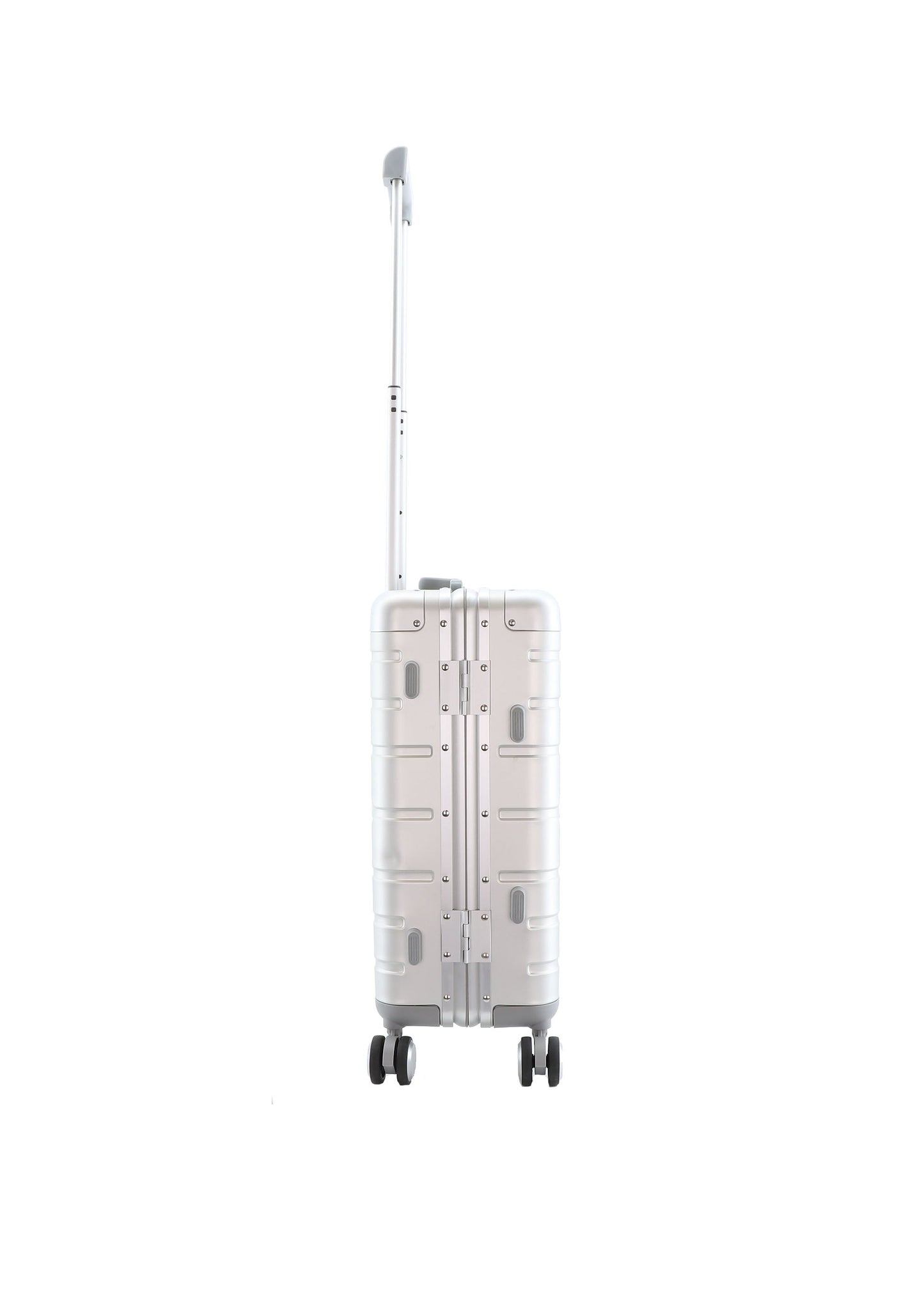 York - Aluminium Handgepäck Hartschalenkoffer / Trolley / Reisekoffer - 55cm - (Small)