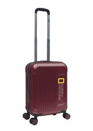 National Geographic - Canyon Handgepäck Hartschalenkoffer / Trolley / Reisekoffer - 55 cm - (Small) - Rot