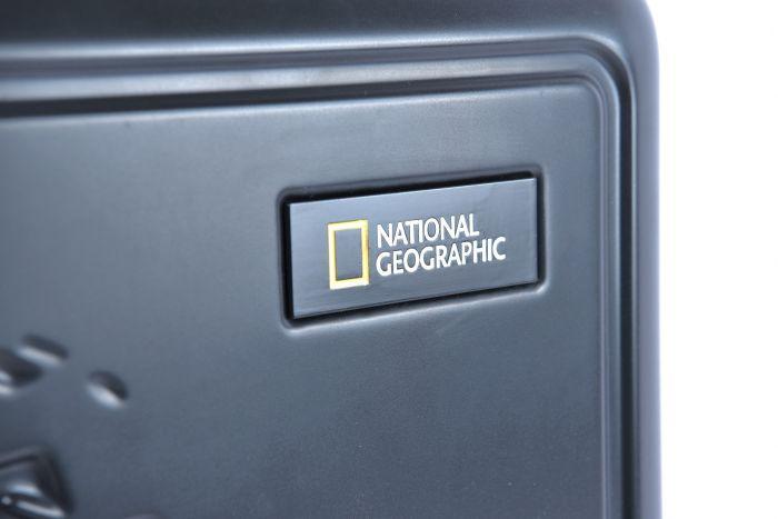 National Geographic - Globe Hartschalenkoffer / Trolley / Reisekoffer - 78 cm - (Large) Schwarz