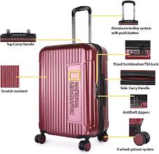 National Geographic - Canyon Hartschalenkoffer / Trolley / Reisekoffer - 77 cm - (Large) - Rot