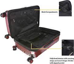 National Geographic - Canyon Handgepäck Hartschalenkoffer / Trolley / Reisekoffer - 55 cm - (Small) - Rot