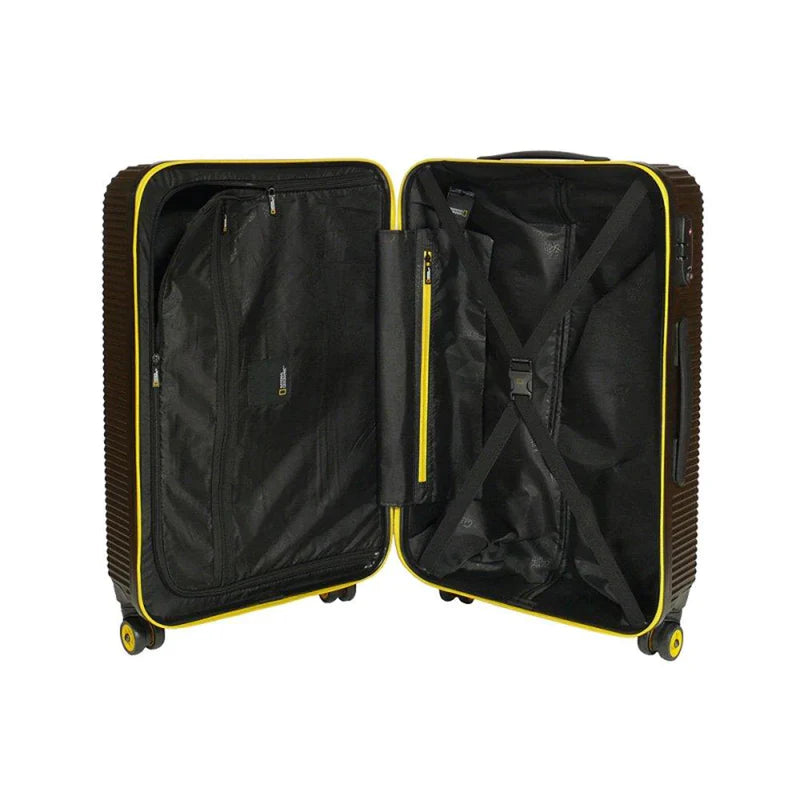 National Geographic - Abroad Hartschalenkoffer / Trolley / Reisekoffer - 67 cm - (Medium) - Khaki