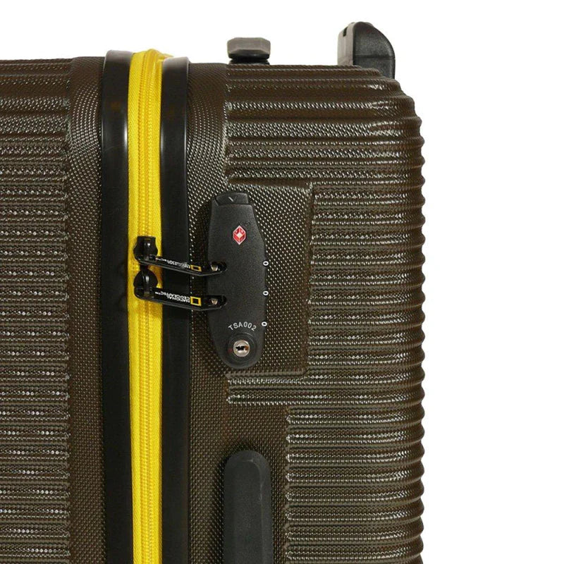 National Geographic - Abroad Hartschalenkoffer / Trolley / Reisekoffer - 67 cm - (Medium) - Khaki