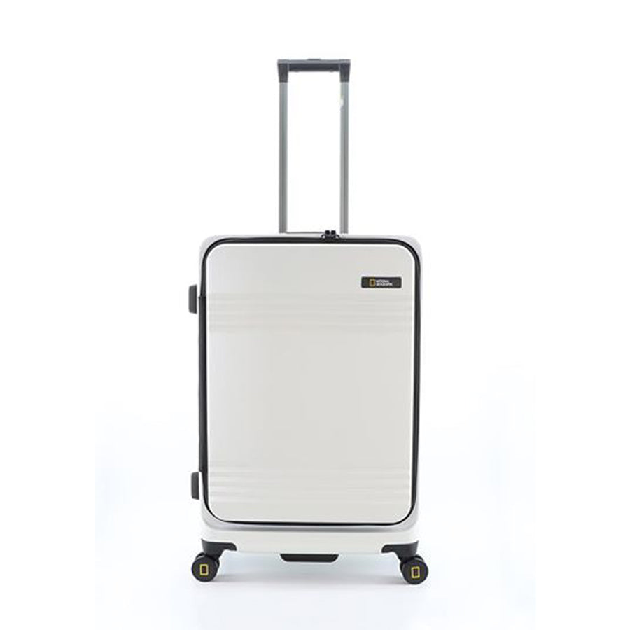 National Geographic - Lodge Hartschalenkoffer / Trolley / Reisekoffer - 67.8cm - (Medium) Weiss