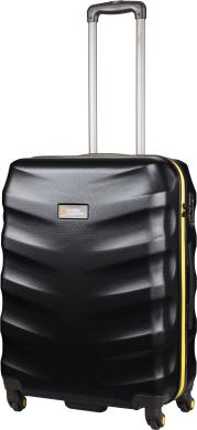 National Geographic - Arete Hartschalenkoffer / Trolley / Reisekoffer - 67cm - (Medium) Schwarz