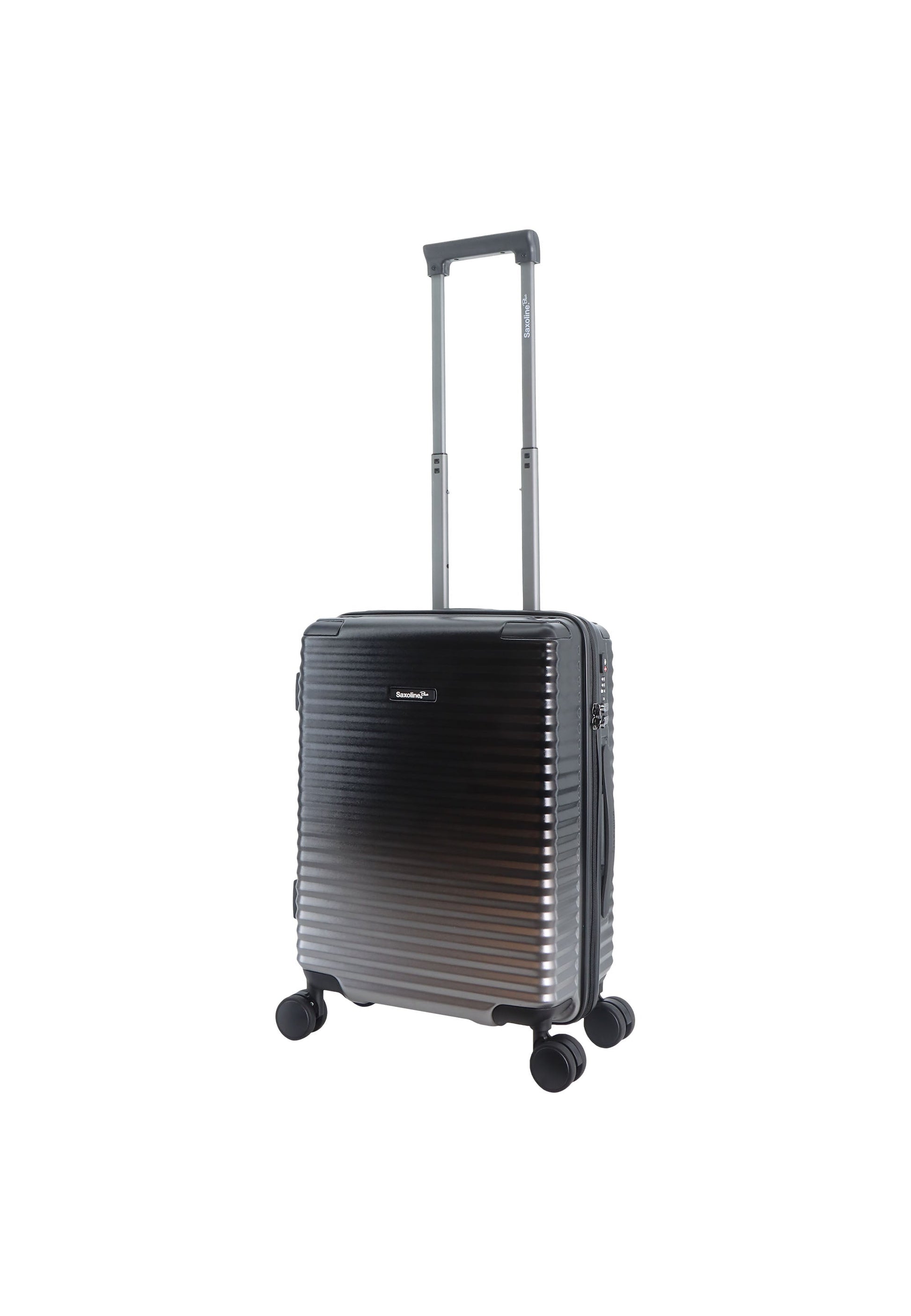 Saxoline Blue Elite Handgepäck Hartschalenkoffer / Trolley / Reisekoffer (Small) Schwarz